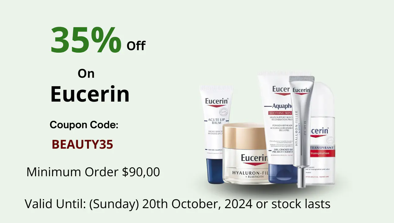 Eucerin 35% Discount banner